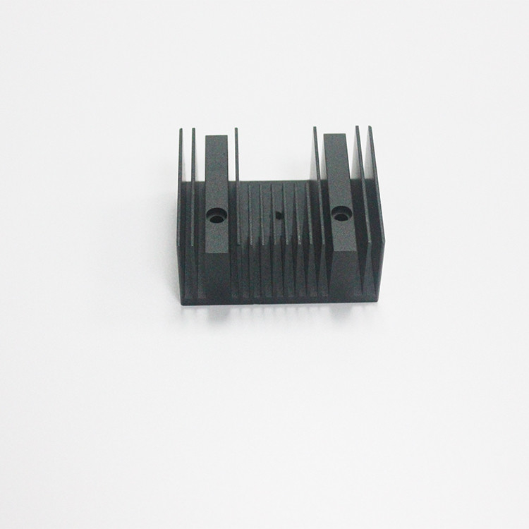 Anodizing Black Aluminum Profile Heat Sink For Led Light ISO9001